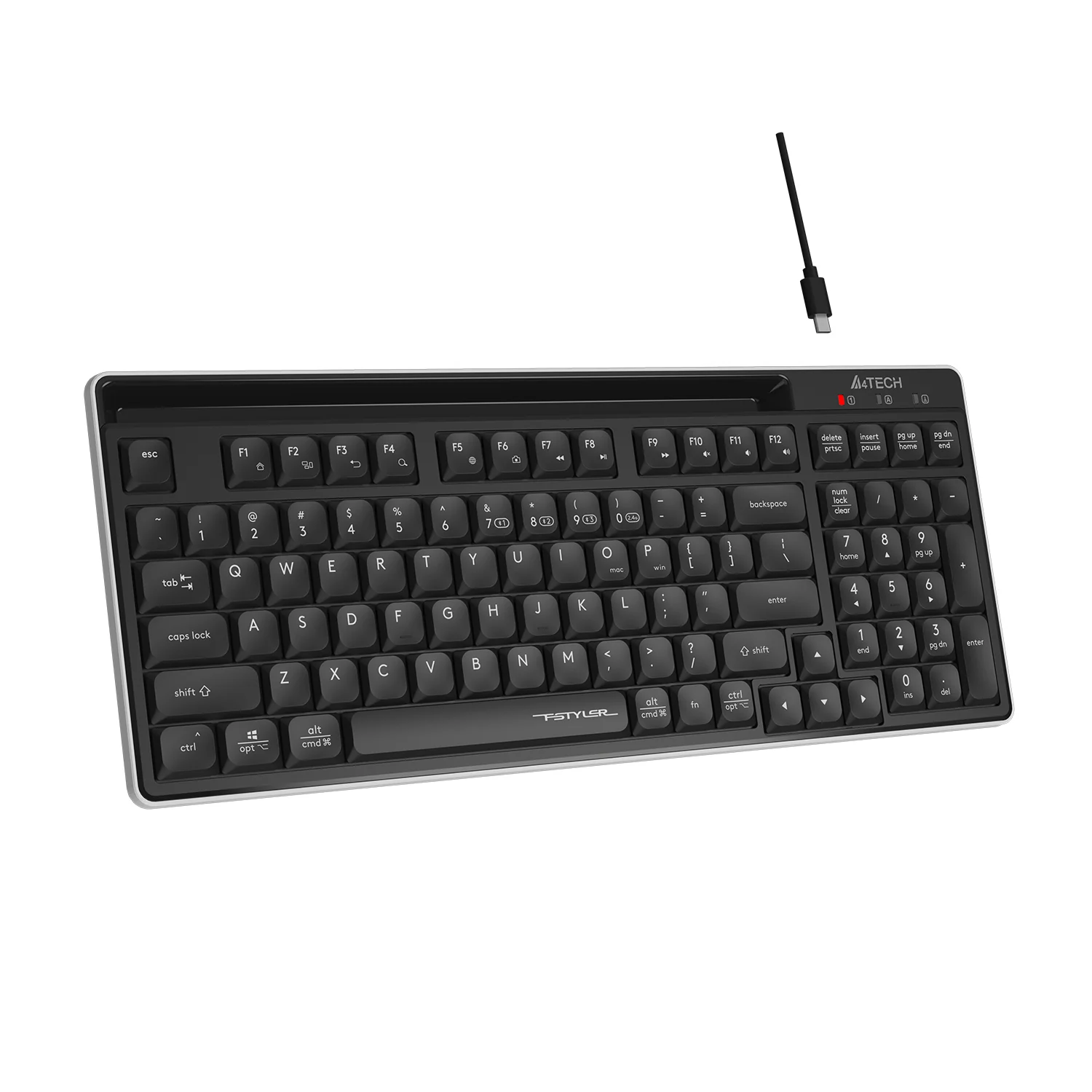 A4Tech FBX70C Bluetooth & 2.4G Wireless Keyboard - Image 3
